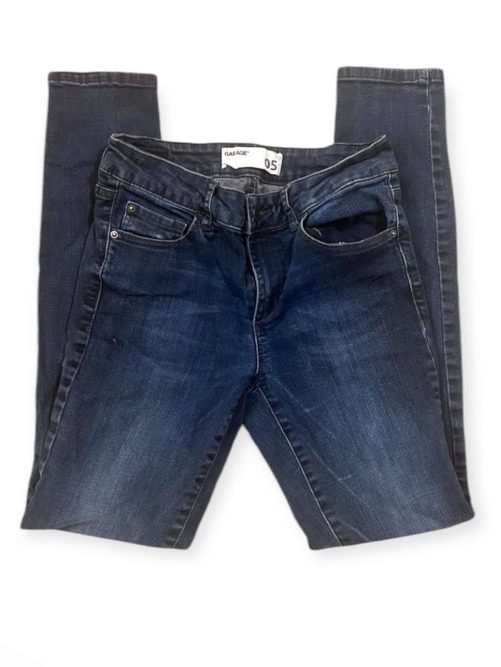 Garage High-Waisted Dark Wash Skinny Jeggings Jeans